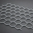 Сетка крученая Манье оцинкованная 0.8 мм 1х50